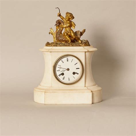 alabaster watch and clock.